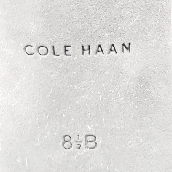 Cole Haan Womens Black Suede Elastic Gore Ankle Boots K23 - Picture 10 of 12